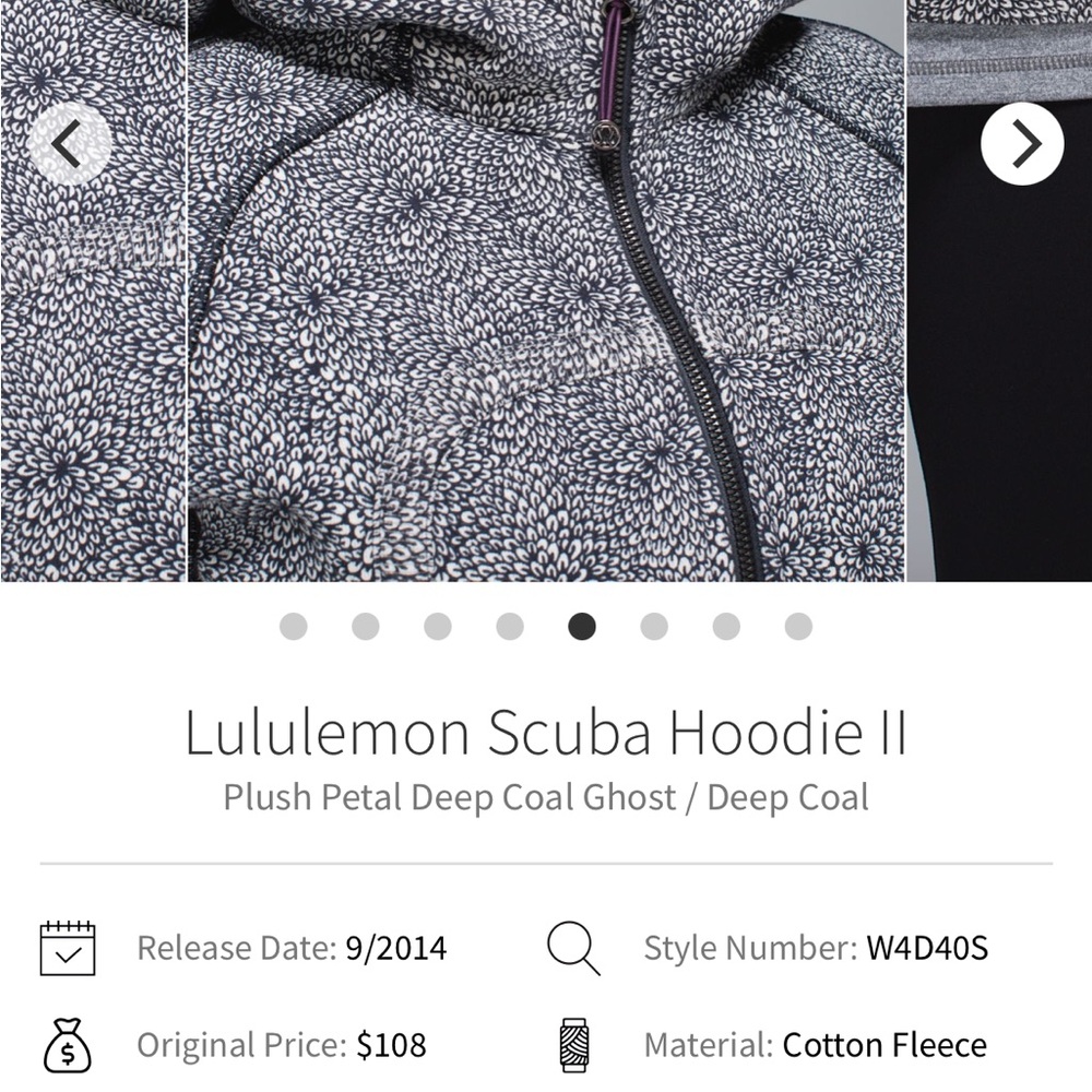 lululemon athletica Gray Scuba Hoodie Fleece Sweater - Picture 7 of 10